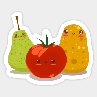 Funny Fruits Fun Pack 2 Sticker